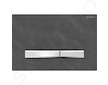 Geberit Sigma50 - Ovládací tlačítko splachování, chrom/břidlice Mustang 115.788.JM.2