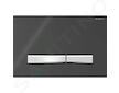 Geberit Sigma50 - Ovládací tlačítko splachování, chrom/černá 115.788.DW.2