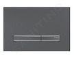 Geberit Sigma50 - Ovládání splachování, easy to clean, kartáčovaný černý chrom 115.671.QD.2