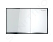 Geberit Sigma60 - Ovládací tlačítko splachování, sklo/bílá 115.640.SI.1