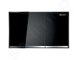 Geberit Sigma60 - Ovládací tlačítko splachování, sklo/černá 115.640.SJ.1