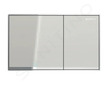 Geberit Sigma60 - Ovládací tlačítko splachování, sklo/pískově šedá 115.640.JL.1
