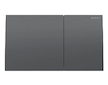 Geberit Sigma70 - Ovládání splachování, easy to clean, kartáčovaný černý chrom 115.622.QD.1