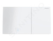 Geberit Sigma70 - Ovládání splachování, sklo/bílá 115.622.SI.1