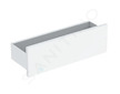Geberit Smyle Square - Polička 45 cm, lávová/bílá 500.362.00.1