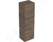 Geberit Smyle Square - Skříňka vysoká 118x36 cm, ořech 500.361.JR.1