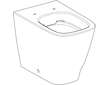 Geberit Smyle Square - Stojící WC, Rimfree, bílá 500.840.00.1