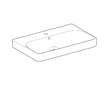 Geberit Smyle Square - Umyvadlo 75x48 cm, s přepadem, otvor pro baterii, bílá 500.249.01.1