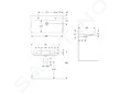 Geberit Smyle Square - Umyvadlo 90x48 cm, s přepadem, 2 otvory pro baterie, bílá 500.252.01.1