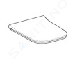 Geberit Smyle Square - WC sedátko, softclose, bílá 500.240.01.1