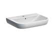Geberit Smyle - Umyvadlo 65x48 cm, s přepadem, otvor pro baterii, bílá 500.230.01.1
