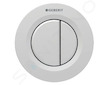 Geberit Splachovací systémy - Oddálené ovládání splachování typ 01, 2-činné, pro nádržku pod omítku 8 cm, easy to clean, matný c