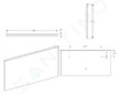 Geberit Xeno 2 - Zrcadlo 140x71 cm s LED osvětlením a vyhříváním 500.203.00.1