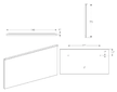 Geberit Xeno 2 - Zrcadlo 140x71 cm s LED osvětlením a vyhříváním 500.203.00.1