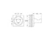 Grohe Allure - Háček, kartáčovaný Hard Graphite 40284AL1