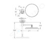 Grohe Allure - Kosmetické nástěnné zrcátko, Warm Sunset 40967DA1