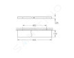 Grohe Allure - Polička, délka 60 cm, kartáčovaný Hard Graphite 40965AL1