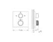 Grohe Allure - Termostatická baterie pod omítku, pro 2 spotřebiče, Cool Sunrise 29181GL2