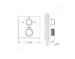 Grohe Allure - Termostatická baterie pod omítku, pro 2 spotřebiče, Warm Sunset 29181DA2