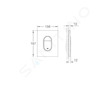Grohe Arena Cosmopolitan - Ovládací tlačítko, matný chrom 38844P00
