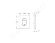 Grohe Arena Cosmopolitan - Ovládání splachování, phantom black 38844KF0