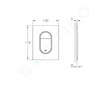 Grohe Arena Cosmopolitan S - Ovládací tlačítko splachování, alpská bílá 37624SH0