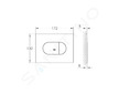 Grohe Arena Cosmopolitan S - Ovládání splachování, chrom 37973000