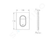 Grohe Arena Cosmopolitan S - Ovládání splachování, phantom black 37624KF0