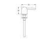 Grohe Atrio - Náhradní pumpička pro dávkovač, chrom 40212000