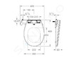 Grohe Bau Ceramic - Manuální bidetové sedátko, softclose, alpská bílá 39648SH0