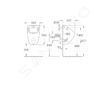 Grohe Bau Ceramic - Pisoár, zadní přívod vody, alpská bílá 39438000