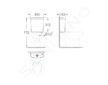 Grohe Bau Ceramic - Splachovací nádrž, 34x15 cm, spodní přívod vody, alpská bílá 39436000