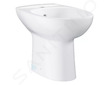 Grohe Bau Ceramic - Stojící bidet s přepadem, alpská bílá 39432000
