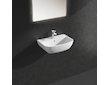 Grohe Bau Ceramic - Umyvadlo 55x39 cm, s přepadem, 1 otvor pro baterii, alpská bílá 39440000