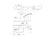 Grohe Bau Ceramic - Umyvadlo 61x44 cm, s přepadem, 1 otvor pro baterii, alpská bílá 39421000