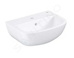Grohe Bau Ceramic - Umývátko 45x35 cm, s přepadem, 1 otvor pro baterii, alpská bílá 39424000