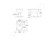 Grohe Bau Ceramic - WC kombi mísa, alpská bílá 39428000