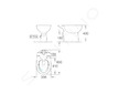 Grohe Bau Ceramic - WC kombi mísa, rimless, alpská bílá 39349000