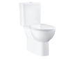 Grohe Bau Ceramic - WC kombi set s nádržkou a sedátkem softclose, rimless, alpská bílá 39346000