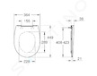 Grohe Bau Ceramic - WC sedátko Slim, SoftClose, alpská bílá 39923000