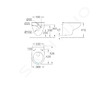 Grohe Bau Ceramic - Závěsné WC, alpská bílá 39491000