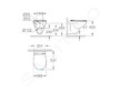Grohe Bau Ceramic - Závěsné WC se sedátkem Slim, softclose, rimless, alpská bílá 39899000