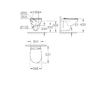 Grohe Bau Ceramic - Závěsné WC se sedátkem Slim, softclose, rimless, alpská bílá 39899000