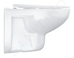 Grohe Bau Ceramic - Závěsné WC se sedátkem Slim, softclose, rimless, alpská bílá 39899000