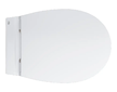 Grohe Bau Ceramic - Závěsné WC se sedátkem Slim, softclose, rimless, alpská bílá 39899000