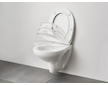 Grohe Bau Ceramic - Závěsné WC se sedátkem Slim, softclose, rimless, alpská bílá 39899000