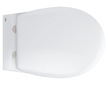 Grohe Bau Ceramic - Závěsné WC se sedátkem SoftClose, rimless, alpská bílá 39351000