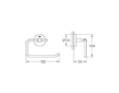 Grohe BauCosmopolitan - Držák toaletního papíru, chrom 40457001
