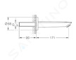 Grohe BauCosmopolitan - Vanová vpusť, chrom 13255001