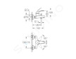 Grohe BauCurve - Vanová baterie, chrom 23599000